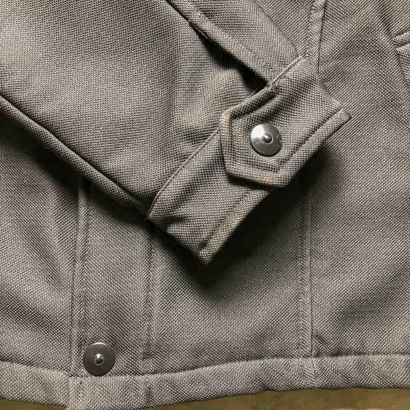 GAUDI Italy 90s vintage black bomber windbreaker jacket Sz L - Picture 6 of 7